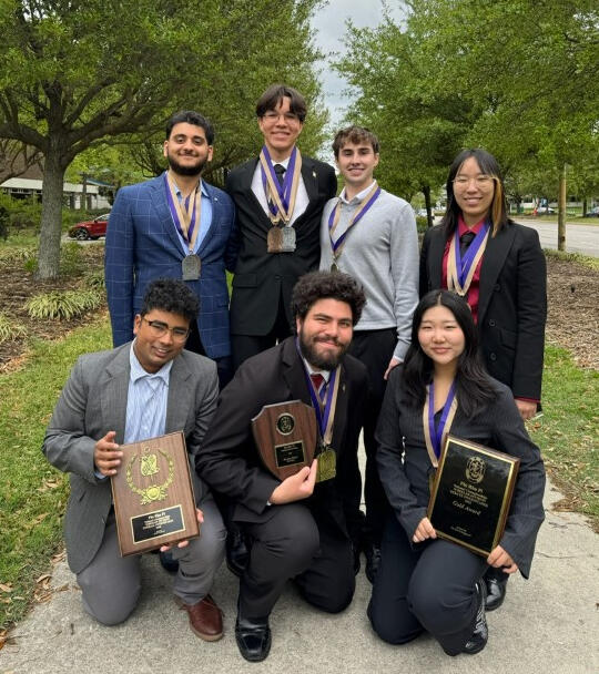 Photo with the debate team