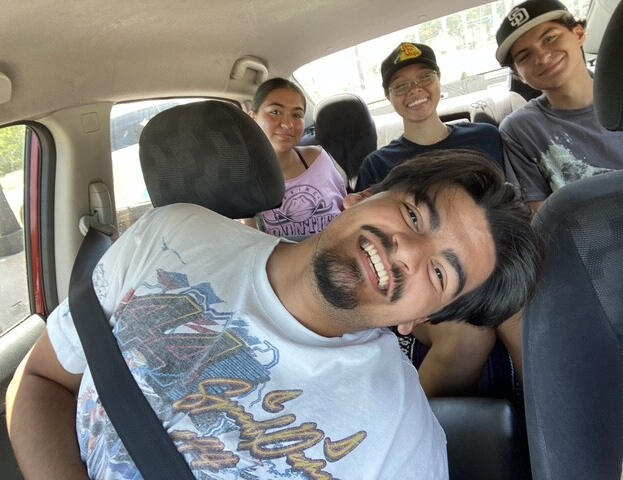 Road trip to Texas with my friends Lalli, Gabe, and Dalen