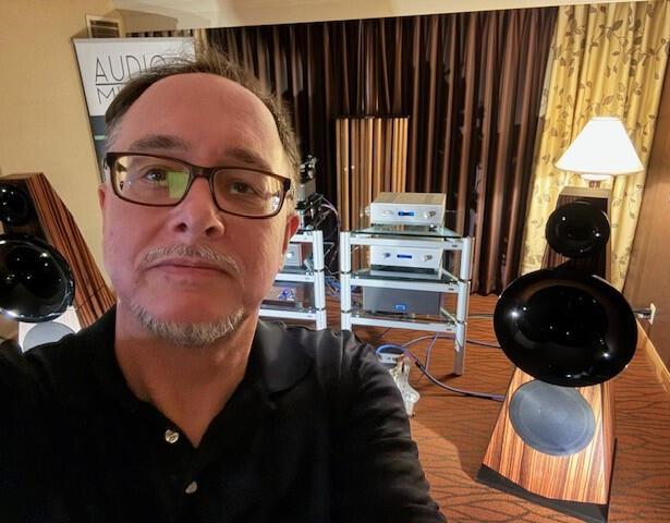 Dad at The Home Electronics show